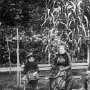 Svábhegy, Visy Masa, Siklóssy Gyuláné és Siklóssy László. A felvétel 1893-ban készült.